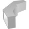 Ekena Millwork 5-in. W x 16-in. D x 22-in. H Monterey Architectural Grade PVC Knee Brace BRCP05X16X22MON - alternate 6